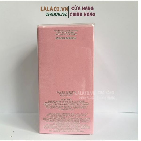 Nước Hoa Nữ Dsquared2 Wood Pour Femme EDT 100ml; màu hồng mùi nữ tính gợi cảm