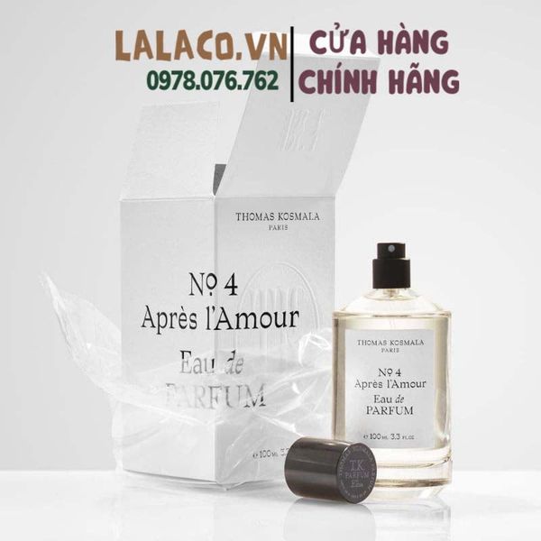 Nước hoa Unisex Thomas Kosmala No 4 Après l’Amour EDP 100ml; Người yêu thích mùi hương ngọt ngào, gợi cảm và tinh tế