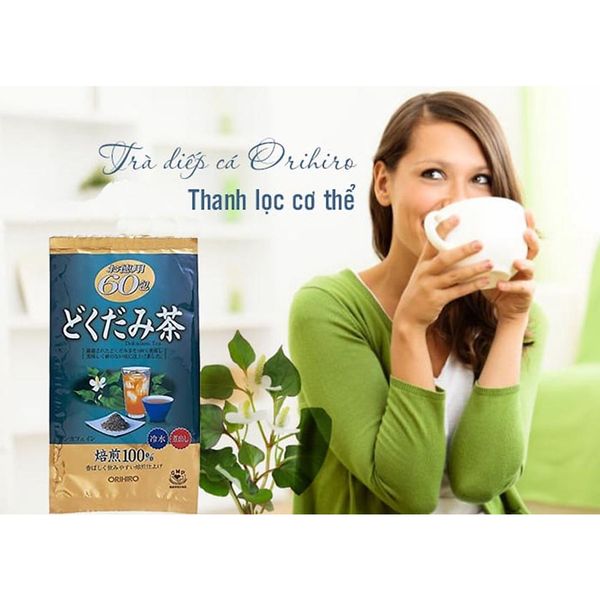 Trà diếp cá ORIHIRO Nhật Bản giúp làm mát gan, giải độc và thanh nhiệt cơ thể [Date 2025]