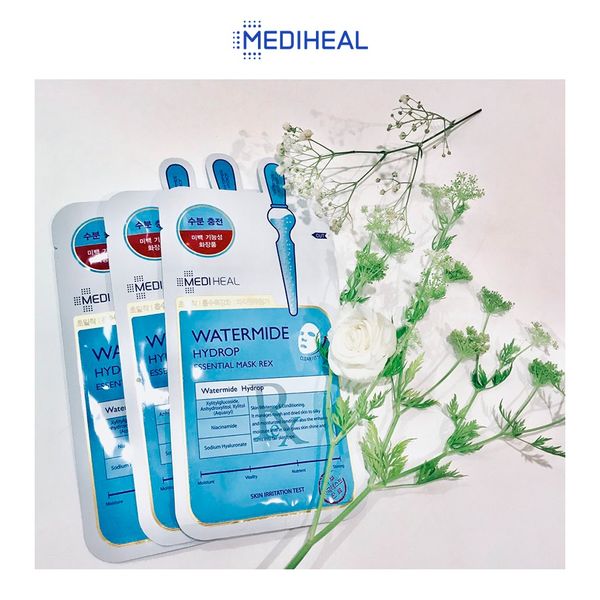 Mặt Nạ Cấp Ẩm Sâu MEDIHEAL Watermide Hydrop Essential Mask REX 24 ml