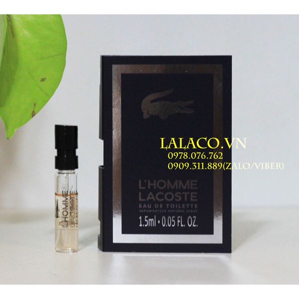 Vial Nước Hoa L'Homme Lacoste 1.5ml
