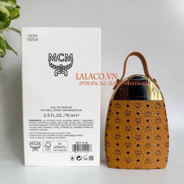 [Tester] Nước Hoa MCM Eau De Parfum 75ml; Sành điệu, Cá tính, Cuốn hút