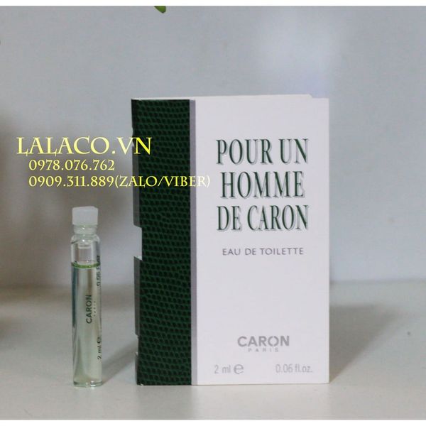 [ Vial ] Nước hoa Caron Pour Un Homme De Caron 2ml