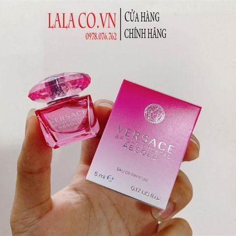 [ Mini ] Nước hoa mini nữ Versace Bright Crystal Absolu 5ml
