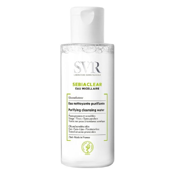 Nước tẩy trang làm sạch da dầu mụn SVR SEBIACLEAR Eau Micellaire 75ml