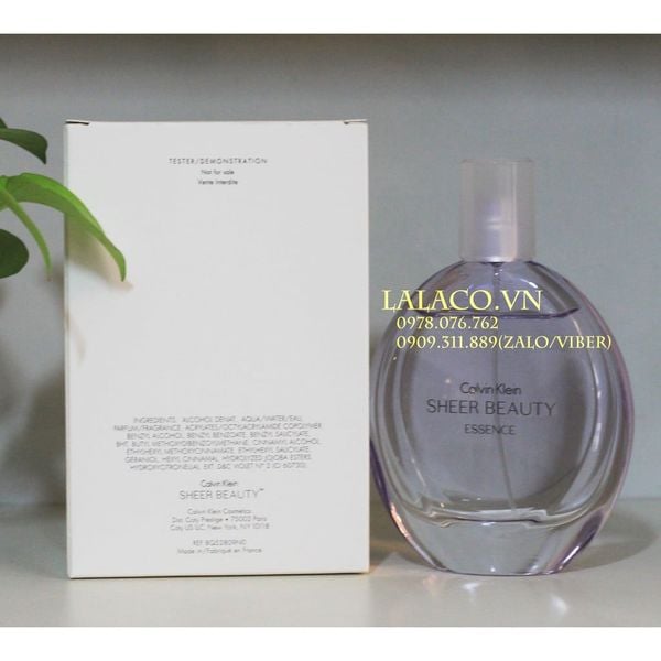 Nước hoa Nữ Tester Calvin Klein Sheer Beauty Essence 100ml
