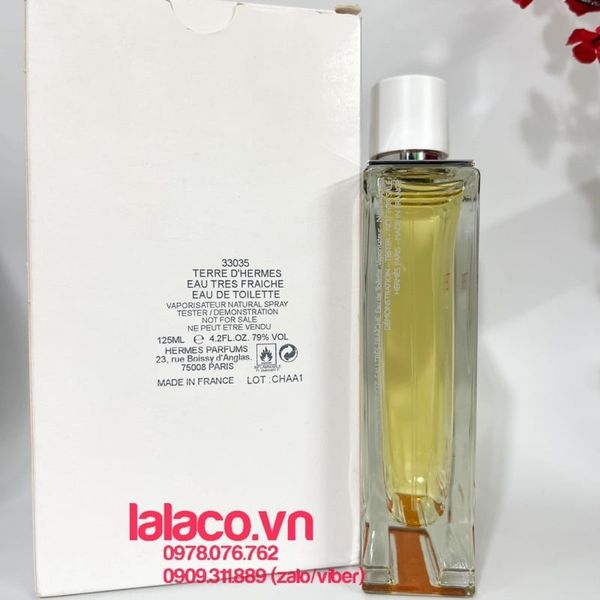 [Sale xấu hộp] Nước hoa Tester Hermes Terre D'Hermes EDT 125ml