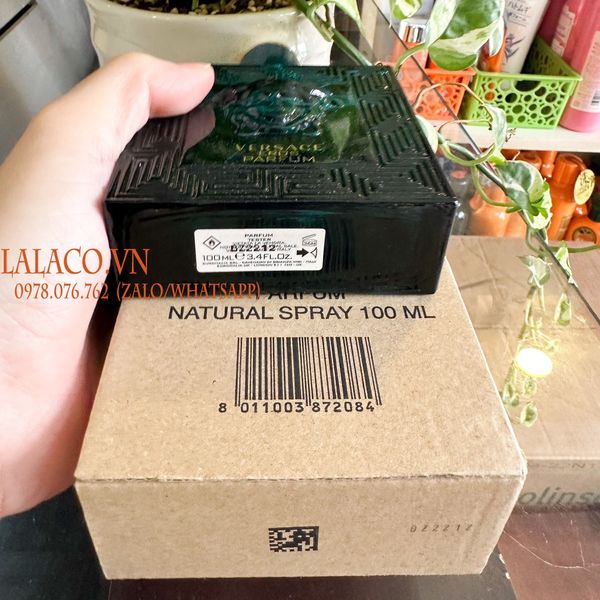 [Tester] [Perfum] Nước hoa nam Versace Eros Parfum 100ml - Mẫu 2021(thơm lâu hơn)