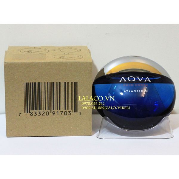 Nước hoa Tester Bvlgari Aqva Atlantique 100ml