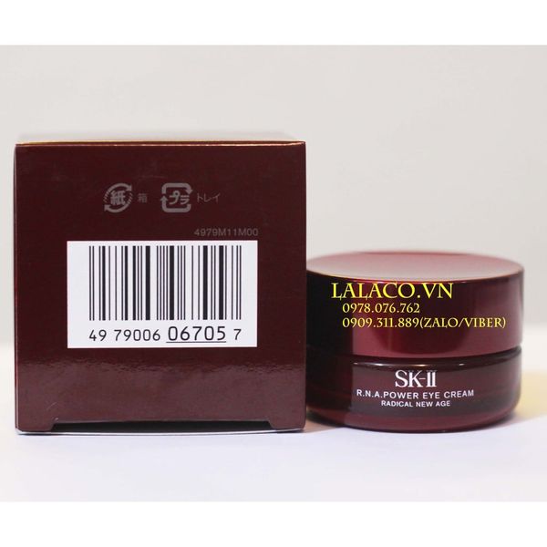 [full size] SK-II Kem Dưỡng Mắt SKII Nhật Bản RNA Eye Cream 15g