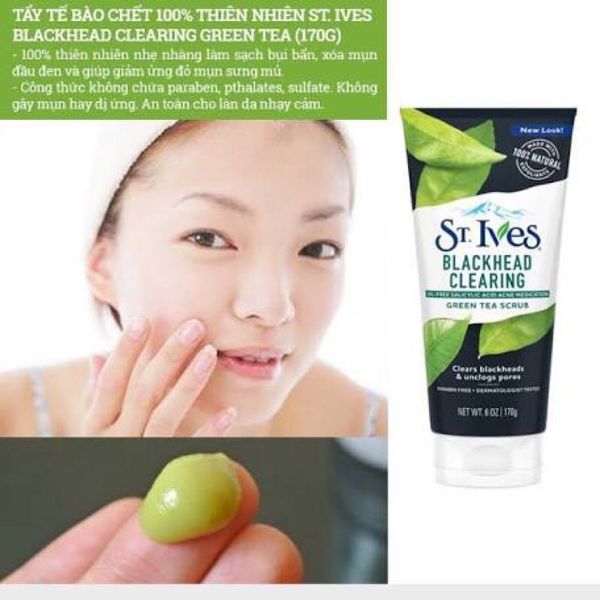 [Tuýp] Sữa rửa mặt tẩy tế bào chết làm sáng da St.Ives  170g