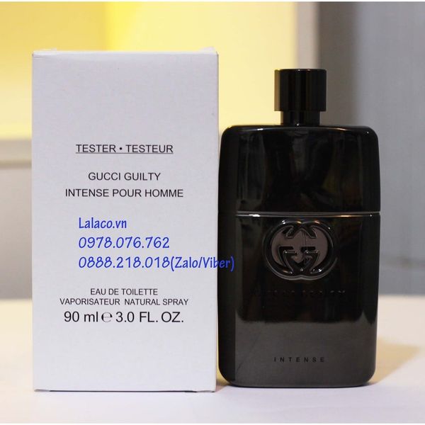 [ Sale ] Nước hoa Tester Gucci Guilty Intense Pour Homme 90ml