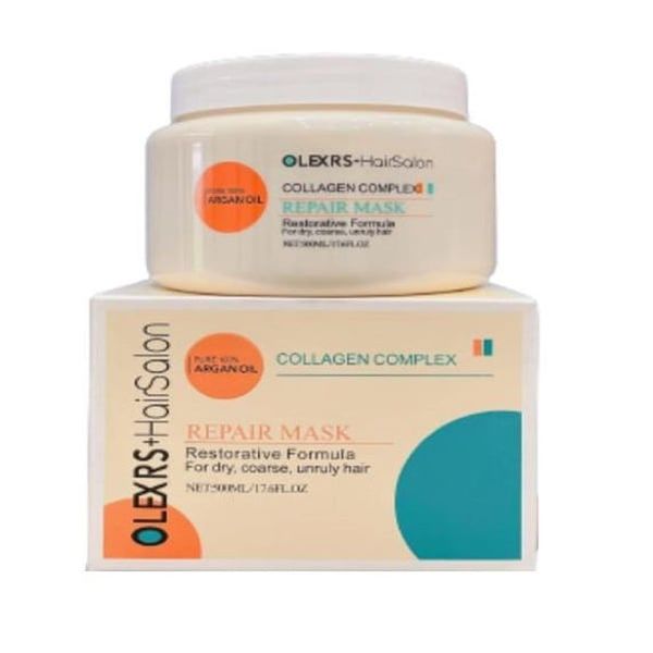 Dầu gội xả, tinh dầu, kem ủ tóc phục hồi giảm rụng tóc Olexrs Hair Salon Collagen 500ml