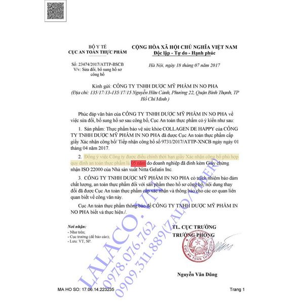 [ Xấu hộp - Hộp 10 lọ ] Nước uống Collagen De Happy 10000mg Nhật Bản