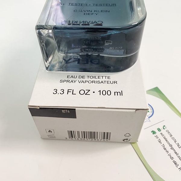 [Tester] Nước Hoa Nam Calvin Klein Defy For Men EDT 100ml