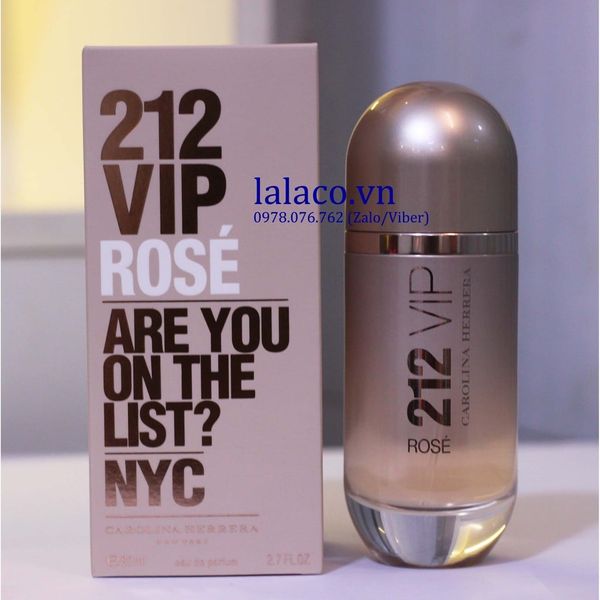 Nước hoa nữ Carolina Herrera 212 VIP Rose EDP 80ml
