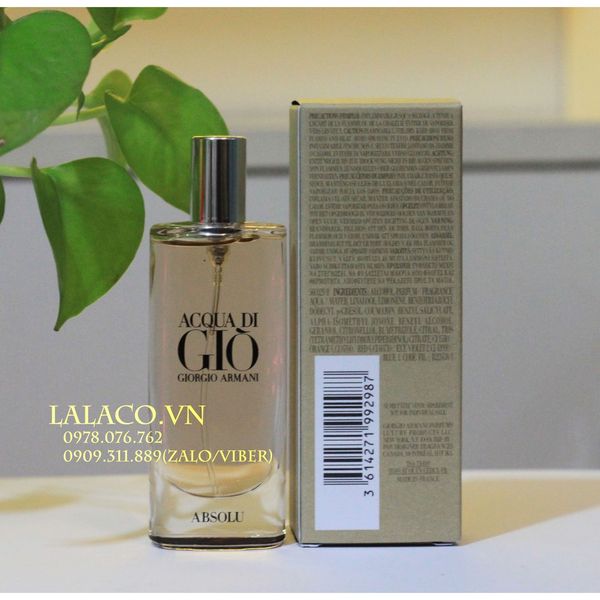Nước hoa Acqua di Giò Absolu EDP 15ml