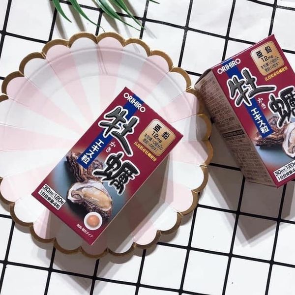 Viên uống tinh chất Hàu tươi ORIHIRO Nội Địa Nhật Bản giúp nam giới thêm khỏe hộp 120 viên