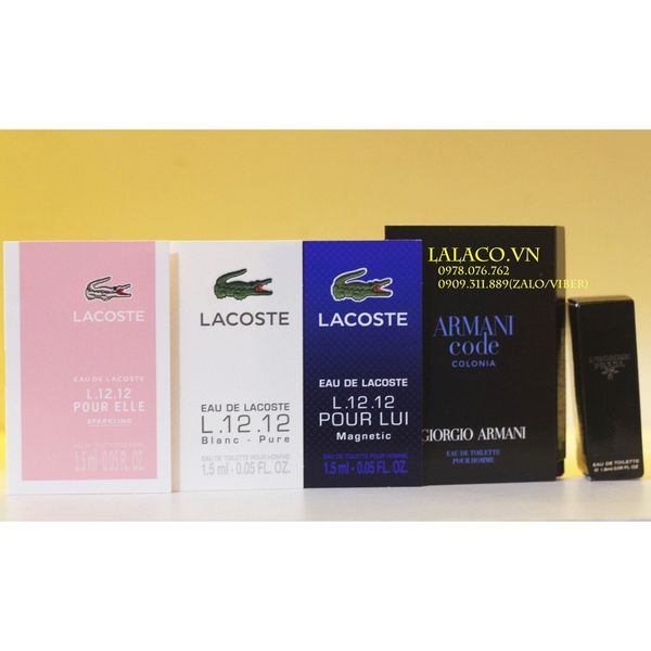 Nước hoa Vial chính hãng mẩu 1-2ml