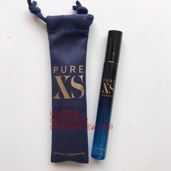 [ Ống chính hãng ] Nước hoa Paco Rabanne Pure XS 10ml - Dạng xịt bọc nhung