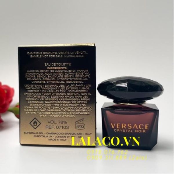 Nước Hoa mini Versace Crystal Noir EDT 5ml