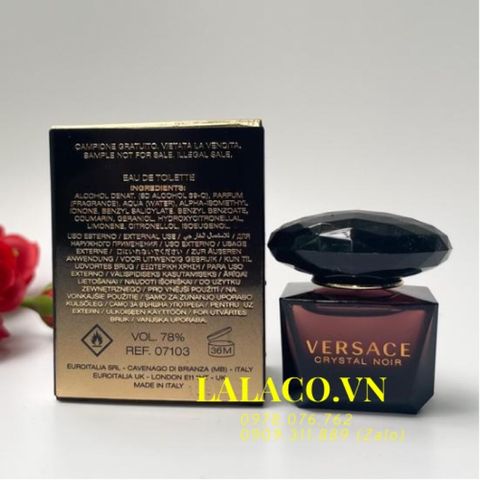 Nước Hoa mini Versace Crystal Noir EDT 5ml