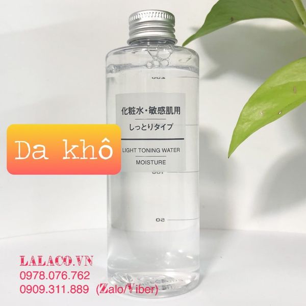 Nước Hoa Hồng Toner Muji Light Toning Water 200ml – Hàng Nhật