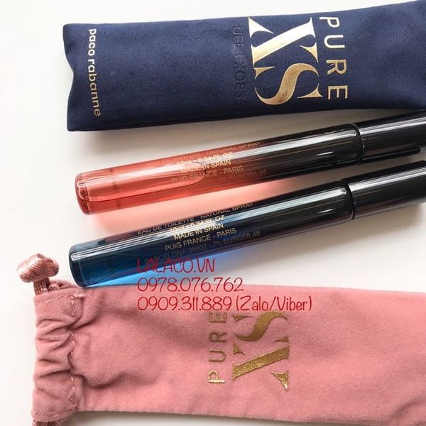 [ Ống chính hãng ] Nước hoa Paco Rabanne Pure XS 10ml - Dạng xịt bọc nhung