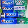 [ mẫu lớn 232g ] Kem đánh răng Crest Complete Extra Whitening + Scope Advanced 232g