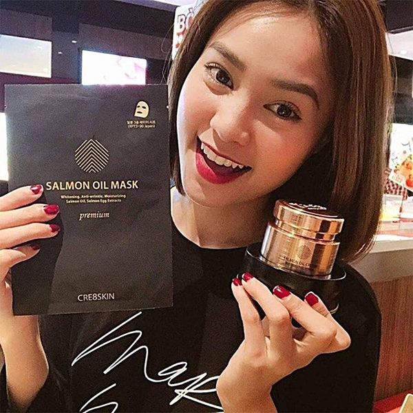 Kem cá hồi Salmon Oil Cream Cre8skin Hàn Quốc 80gr