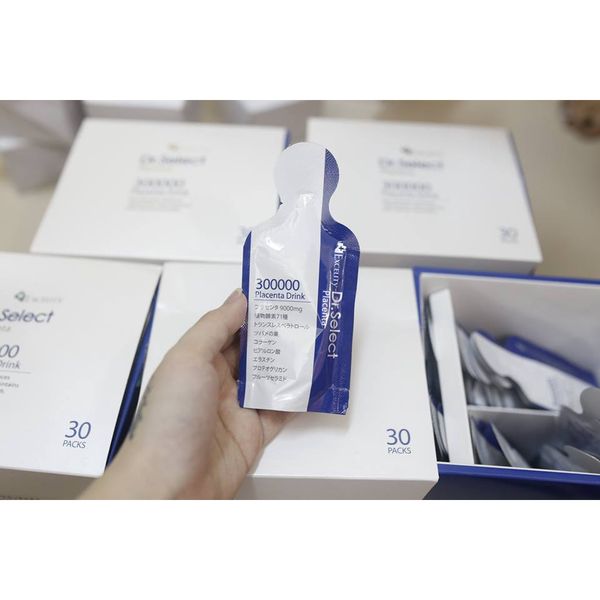 [ Hộp 30 gói ] NHAU THAI LỢN DR SELECT PLACENTA 300000 mg Nhật Bản
