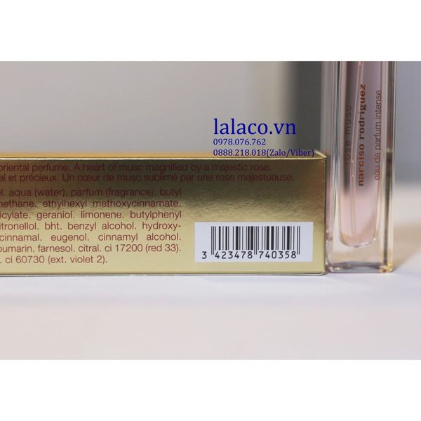 Nước hoa mini Narciso Rose Musc 10ml