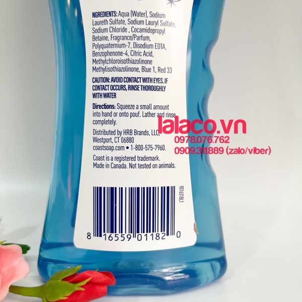 [Mẫu mới] Tắm Gội Coast Hair & Body Wash 532ml