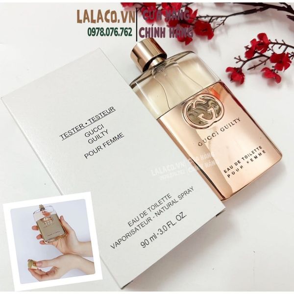 [Tester] Nước Hoa Nữ Gucci Guilty Pour Femme 90ml; Sang trọng, Quý phái, Gợi cảm