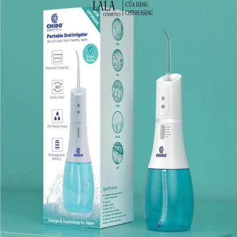 Máy Tăm Nước CHIDO Cầm Tay, 5 Đầu Phun, Bảo hành 2 năm