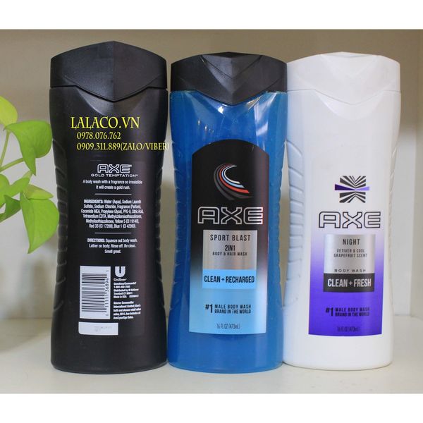 Sữa tắm gội 2 trong 1 Axe Sport Blast - Mỹ - 473ml