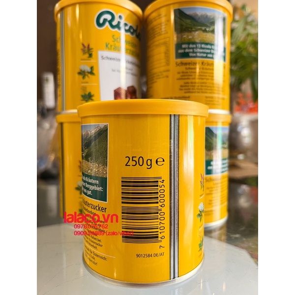 Kẹo Ngậm Thảo Dược Giảm Ho Khàn Giọng Ricola 250 g - Hàng Đức