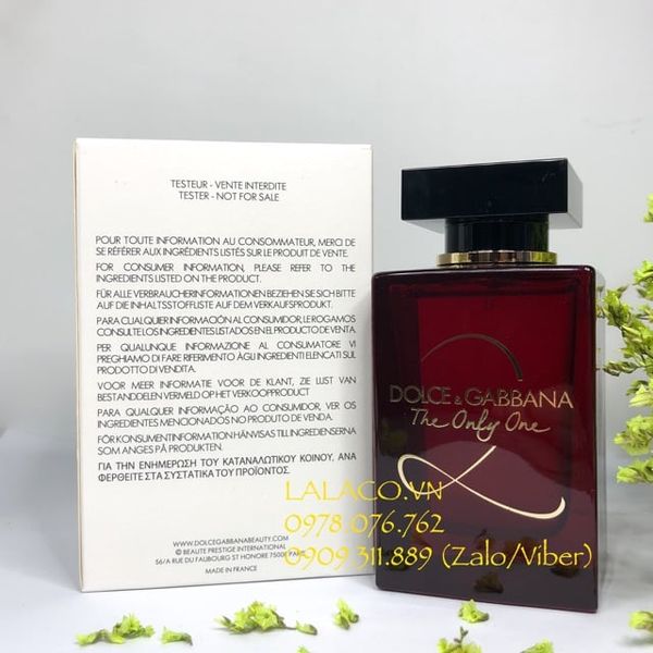 [Tester] Nước hoa Nữ Dolce & Gabbana D& G The Only One 2 100ml