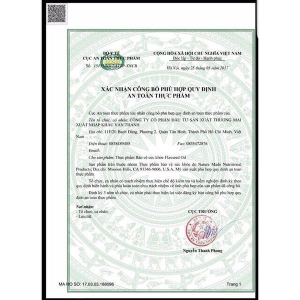 Viên uống Nature Made Flaxseed oil 1400 mg hộp 300 viên