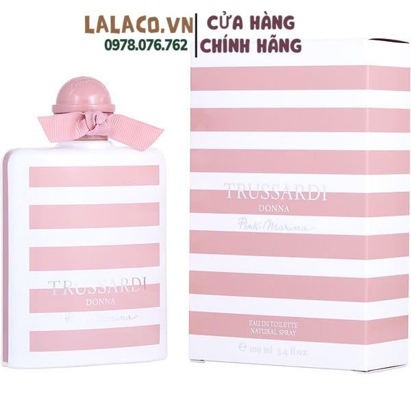 Nước Hoa Nữ Trussardi Donna Pink Marina EDT 100ml hàng Ý;  Ngọt ngào, Nữ tính, Đáng yêu