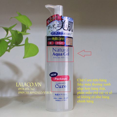 [Mẫu mới] Tẩy tế bào chết Cure Natural Aqua 250g Nhật Bản