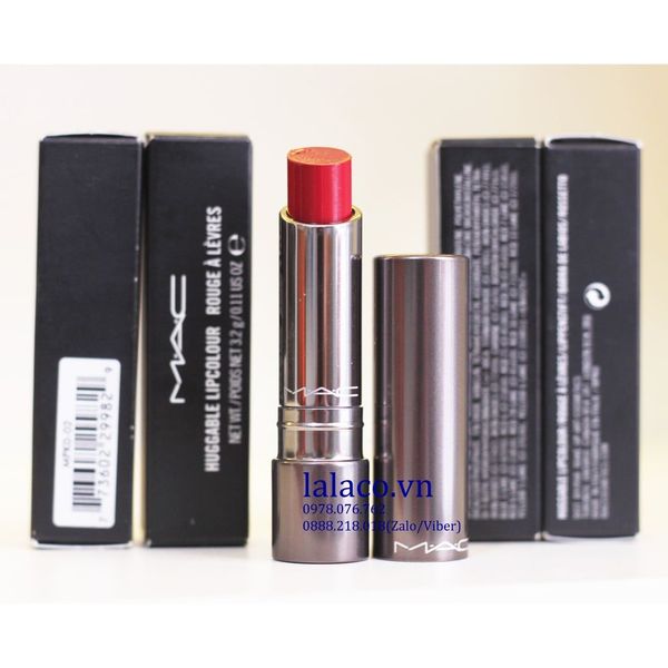 Son MAC Huggable Lipcolour Màu Red Necessity