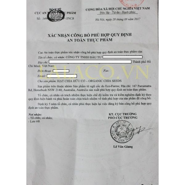 [Chính Hãng - Mẫu 2018] Hạt Chia Úc Absolute Organic Chia Seeds 1kg