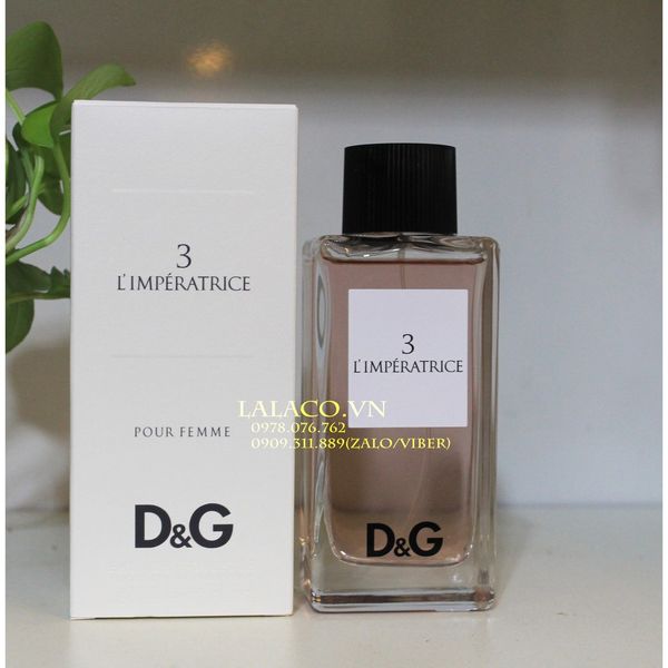 Nước Hoa Nữ Dolce & Gabbana D&G 3 L'imperatrice EDT 100ml