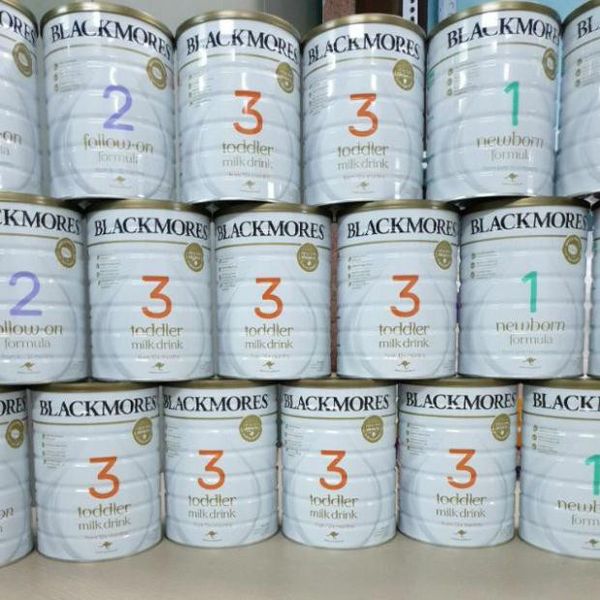 Date mới - Sữa BLACKMORE 900gr đủ 3 Số 1,2,3 hàng của Úc - BLACKMORES
