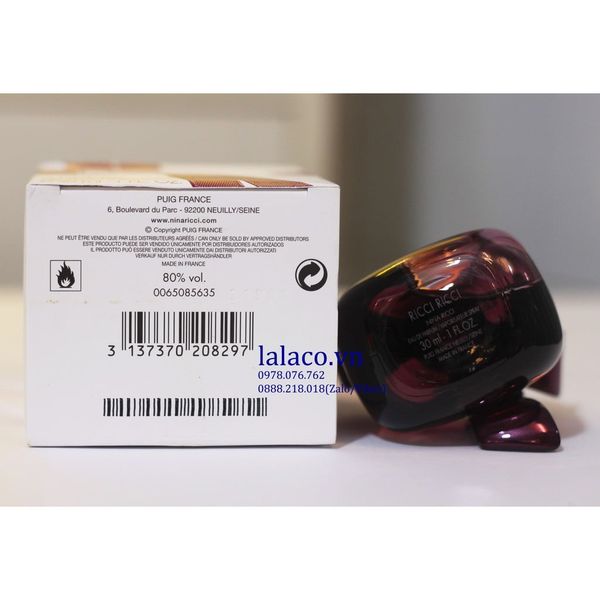 Nước Hoa Nữ Nina Ricci Ricci Ricci EDP 30ml