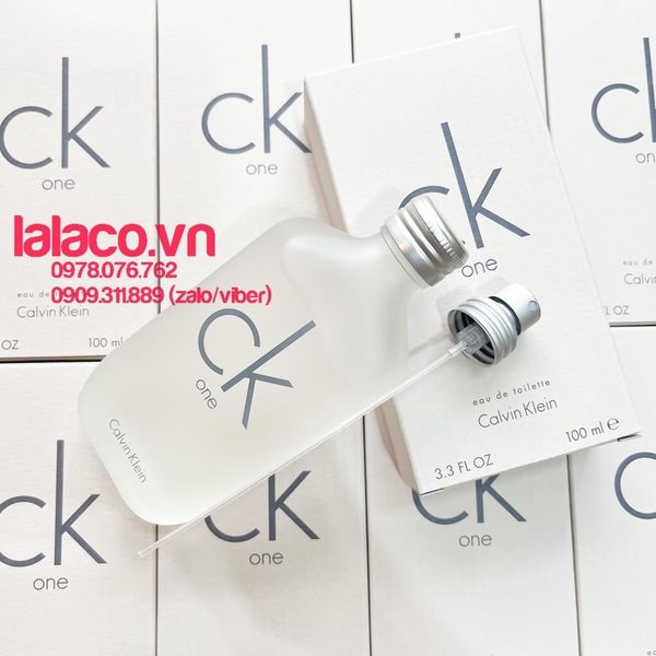 Nước hoa Unisex Calvin Klein CK One 100ml - dịu mát, tinh khiết một cách tự nhiên