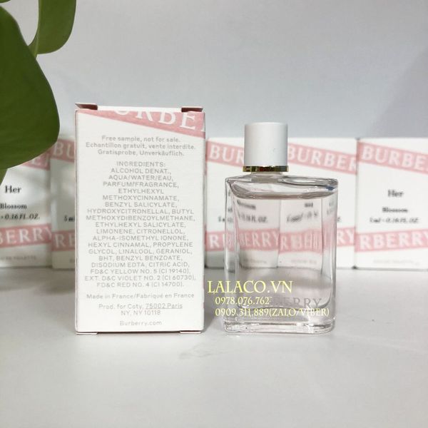 Nước hoa nữ BURBERRY Her Blossom 5ml - Hàng Pháp
