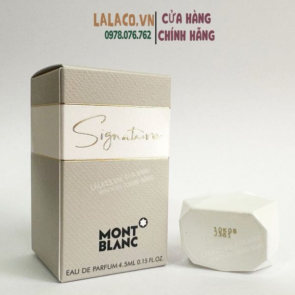 [Mini] Nước Hoa Nữ MontBlanc Signature EDP For Women 4.5ml - phong cách Nữ tính, nhẹ nhàng, quyến rũ
