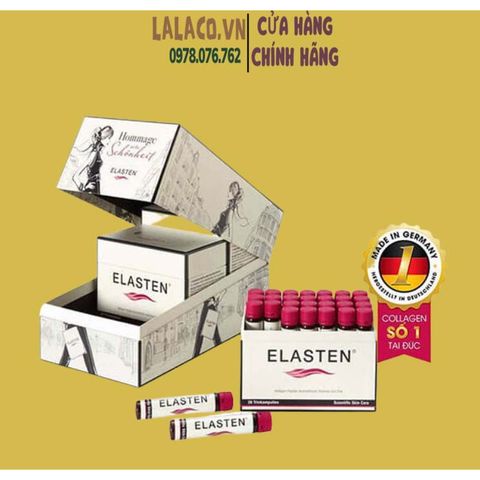 [HÀNG CTY - 28 ống x 25ml - có tách lẻ ] Collagen Elasten Dưỡng Da Đức Giúp Da Căng Mịn, Chống Lão Hóa, Tóc Chắc Khỏe